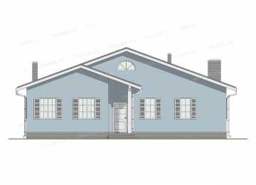 Проект одноэтажного дома  DTE-79