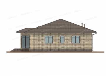 Проект одноэтажного дома DTE-187