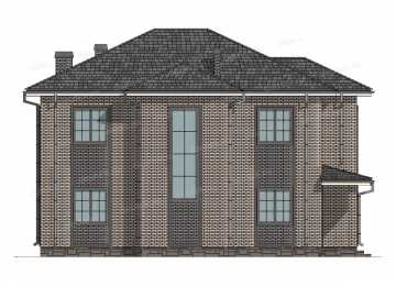 Проект индивидуального двухэтажного жилого дома  DTE-188