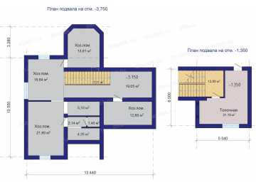 Проект двухэтажного дома  SK-101