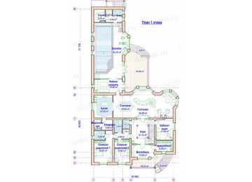 Проект четырехэтажного дома с площадью до 1100 кв м и бассейном L-19