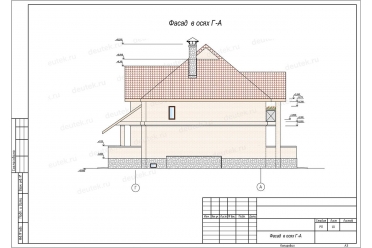 Проект дома 11 на 10 с цокольным этажом DT0283