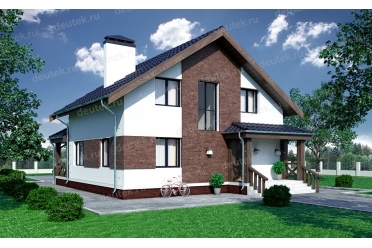 Проект дома с отличной планировкой 10 на 9 DT0537