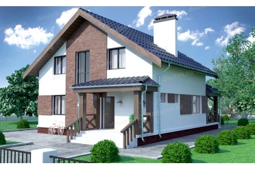 Проект дома с отличной планировкой 10 на 9 DT0537