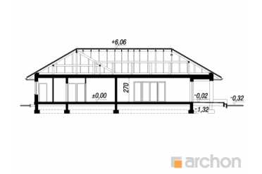 Проект углового одноэтажного дома с гаражом DT0661